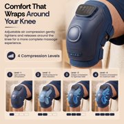 Miko Rebound Red Light Knee Massager with Air Compression, Heat and Vibration