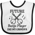 thumbnail image 3 of Inktastic Future Banjo Player Like Grandpa Boys or Girls Baby Bib, 3 of 4