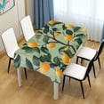 thumbnail image 3 of Yayeee Tablecloths for Rectangular Tables 54 x 54 inch Party Table Cover, Orange Tree, 3 of 6