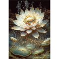 thumbnail image 1 of Peinture Diamant 5D Lotus DIY 30x40cm (Style 10), 1 of 5
