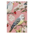 thumbnail image 4 of Birds Butterflies Flowers Curtains Black Out 72 Inch Length Curtains for Sliding Glass Doors Bedroom Living Room 2 Pack, 4 of 6