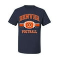 thumbnail image 2 of Wild Bobby City of Denver DEN American Football Fantasy Fan Sports Men's Graphic T-Shirt, Navy, 3XL, 2 of 3