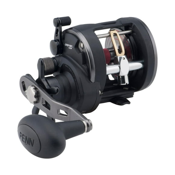 Carrete de pesca PENN Warfare Level Wind WAR15LW 6,8 kg de resistencia máxima