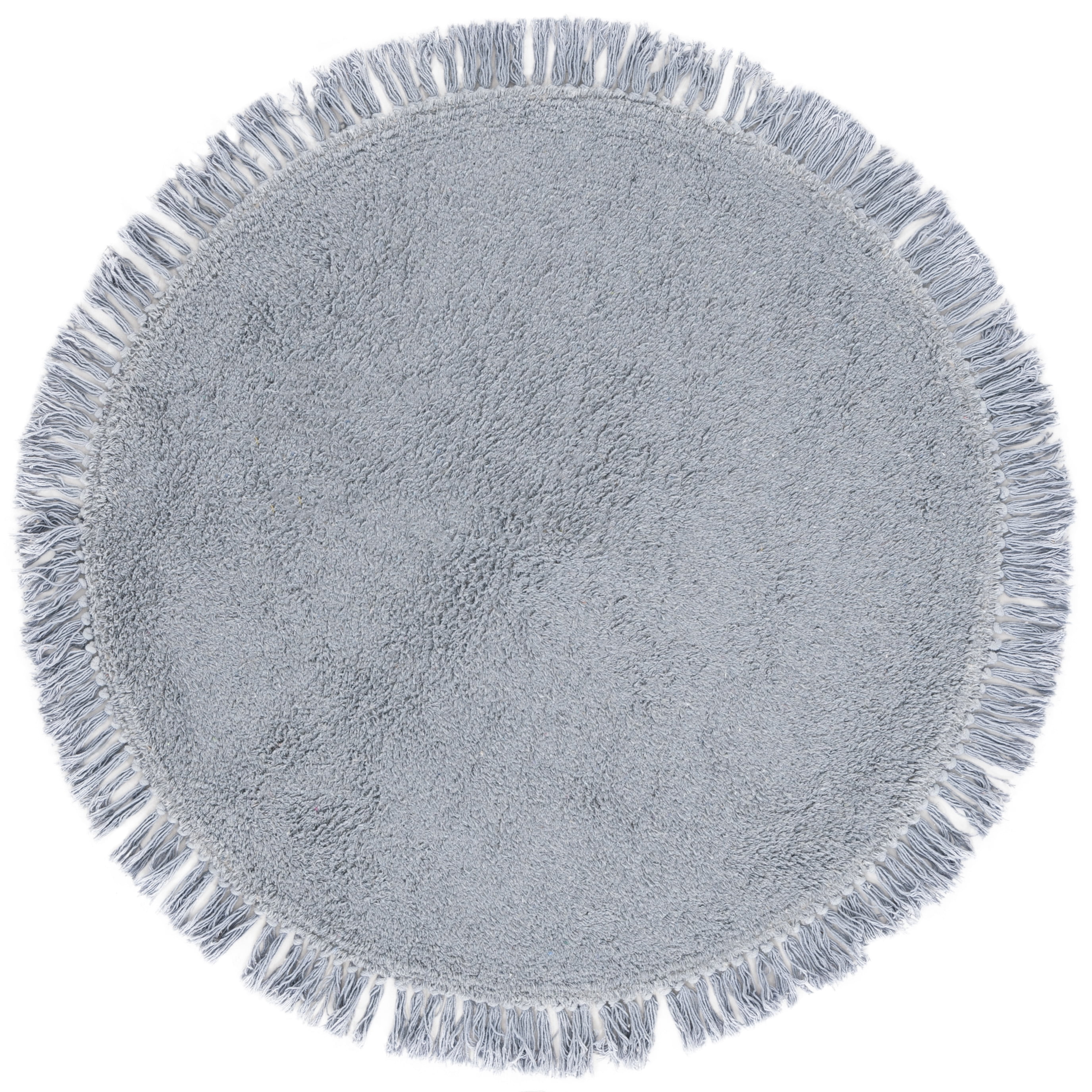 Safavieh Easy Care Frosina Solid Area Rug, Blue, 3' x 3' Round