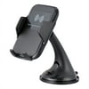 Used Onn. Qi Wireless Car Charger Cell Phone Mount, Black (Used)