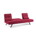thumbnail image 2 of Lifestyle Solutions Canapé d’extérieur convertible, rouge pourpre, 2 of 9