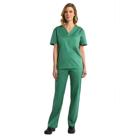 

Maevn Red Panda Unisex V-Neck Scrub Top & Unisex Basic Scrub Pant Set