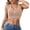 Khaki, variant on Lightweight Wireless Sports Bra for with Removable Padded Cups Seamless Built In Shaping Back Zip Front Running Yoga Gym Vest Women Front Closure Bras Mesh Sports Bra Thin Sports Bra Scrappy