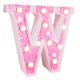 thumbnail image 1 of Letrero con letras LED con purpurina Warkul - Luz LED, luz nocturna, decoración para fiestas, bodas y hogar, con orificio para colgar, 1 of 8