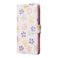 thumbnail image 2 of Compatible avec iPhone 14 Étui Rétro Fleur Dorée en Cuir PU Blocage RFID Portefeuille, 2 of 5