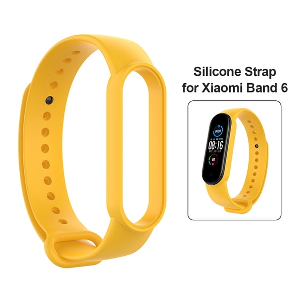Correa de silicona para reloj inteligente, correa de repuesto universal para Mi Band 6/6 NFC