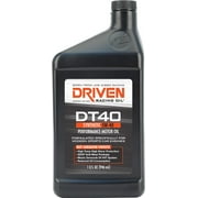 Driven Racing Oil DT40 High Zinc Synthetic Oil 5w-40 Motor Oil (1 Quart), 02406