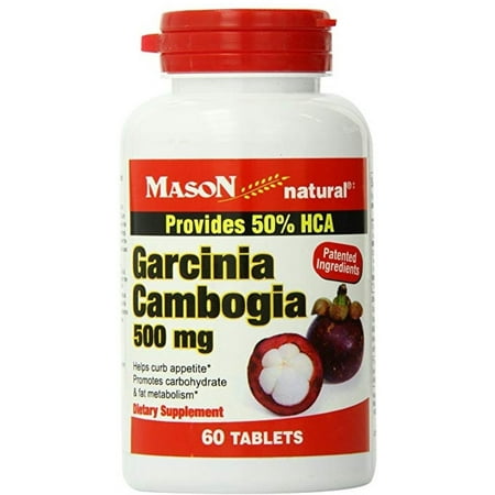 Mason Natural Garcinia Cambogia 500 mg Tablets, 60