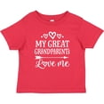 thumbnail image 3 of Inktastic Great Grandparents Love Me Grandkids Boys or Girls Baby T-Shirt, 3 of 5