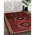 thumbnail image 2 of Ahgly Company Indoor Square Traditional Dark Brown Persian Area Rugs, 5' Square, 2 of 6