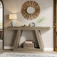 thumbnail image 4 of Tribesigns 55" Farmhouse Sofa Table, 2-Tier Wood Hallway Console Table for Living Room, Gray, 4 of 6