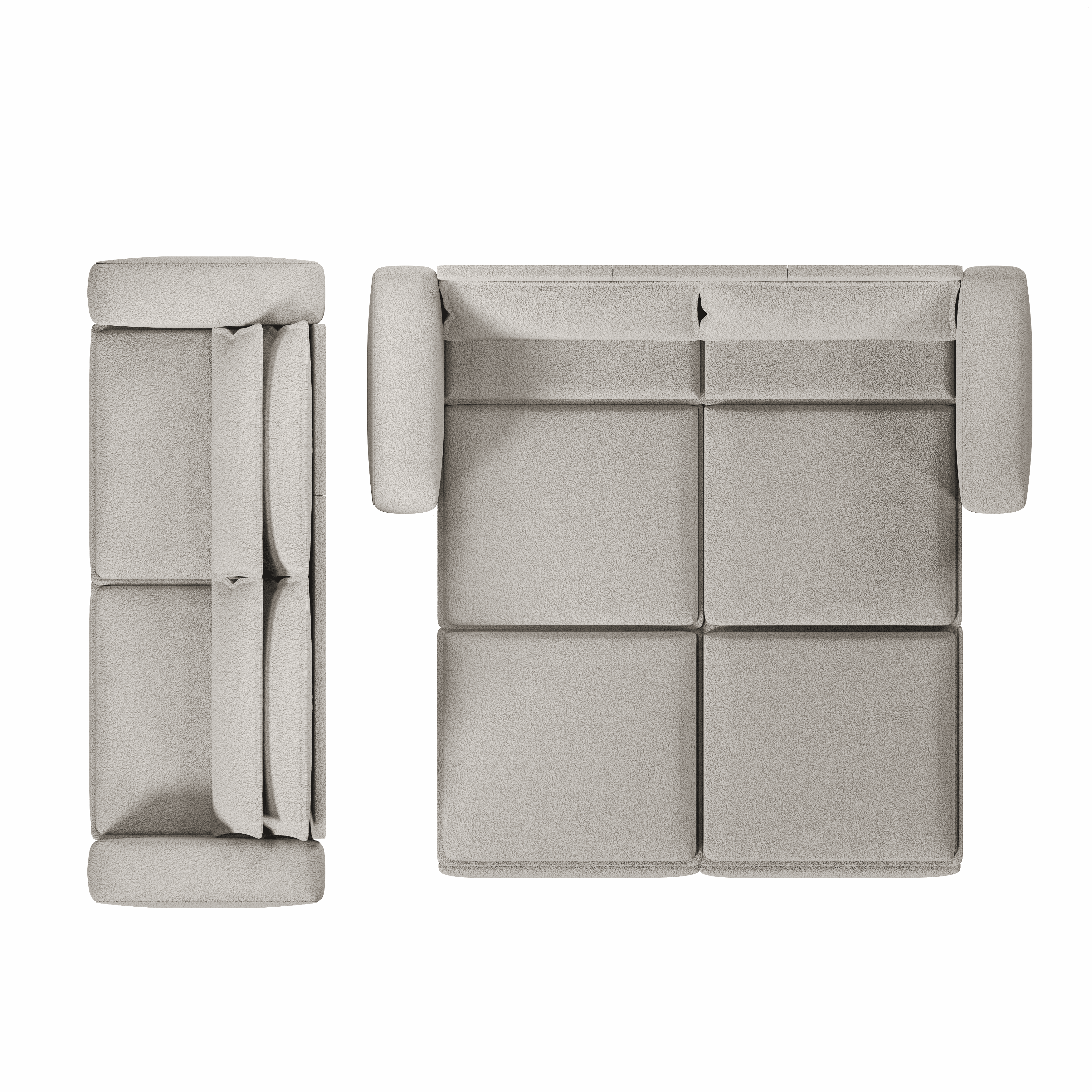 3-in-1 King Size Sleeper Sofa Bed, 93" Sherpa Fleece Pull Out Couch with Wide Armrests & Deep Seat, Modern Convertible Futon Lounge Sofa with 2 Pillows, Light Gray