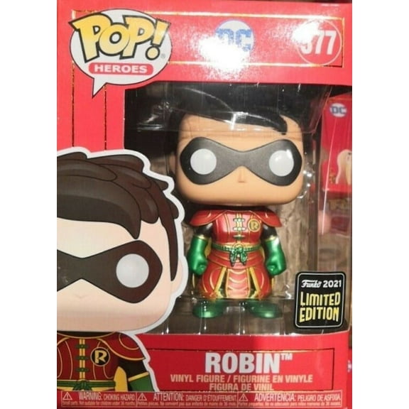 Funko POP! Heroes DC Robin #377 [Imperial Palace, Metallic] Exclusive