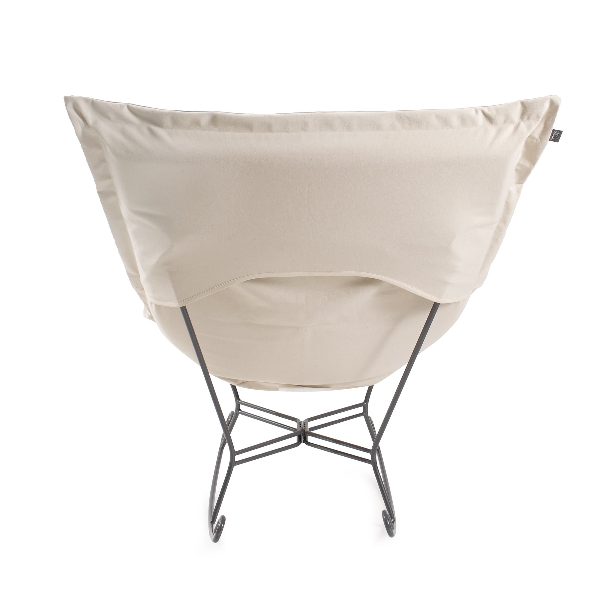 Scroll Puff Rocker Bella Ash Titanium Frame