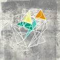thumbnail image 2 of Goldberger, Jennifer 26x26 White Modern Wood Framed Museum Art Print Titled - Geomolecule IV, 2 of 4