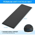 thumbnail image 7 of GPED Kitchen Mat,17.3"×47"Cushioned Anti-Fatigue Kitchen Rug, Waterproof Non-Slip Kitchen Floor Mat, Ergonomic Comfort Rug Standing Mat for Kitchen, Home Floor, Office, Sink, Laundry, 7 of 7