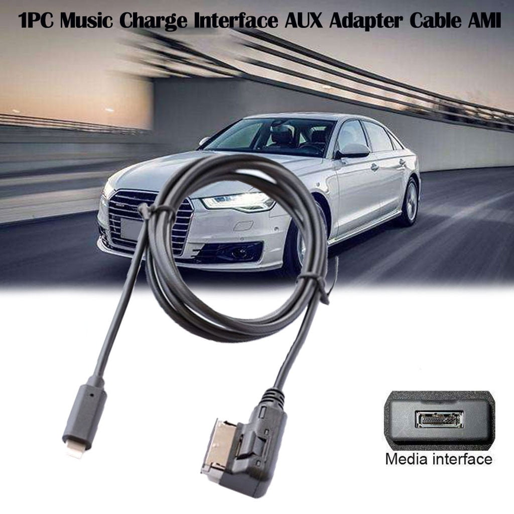 1Pcs Für iPhone AMI MMI MDI Interface 3.5MM Auto AUX Kabel  Für AUDI VW 