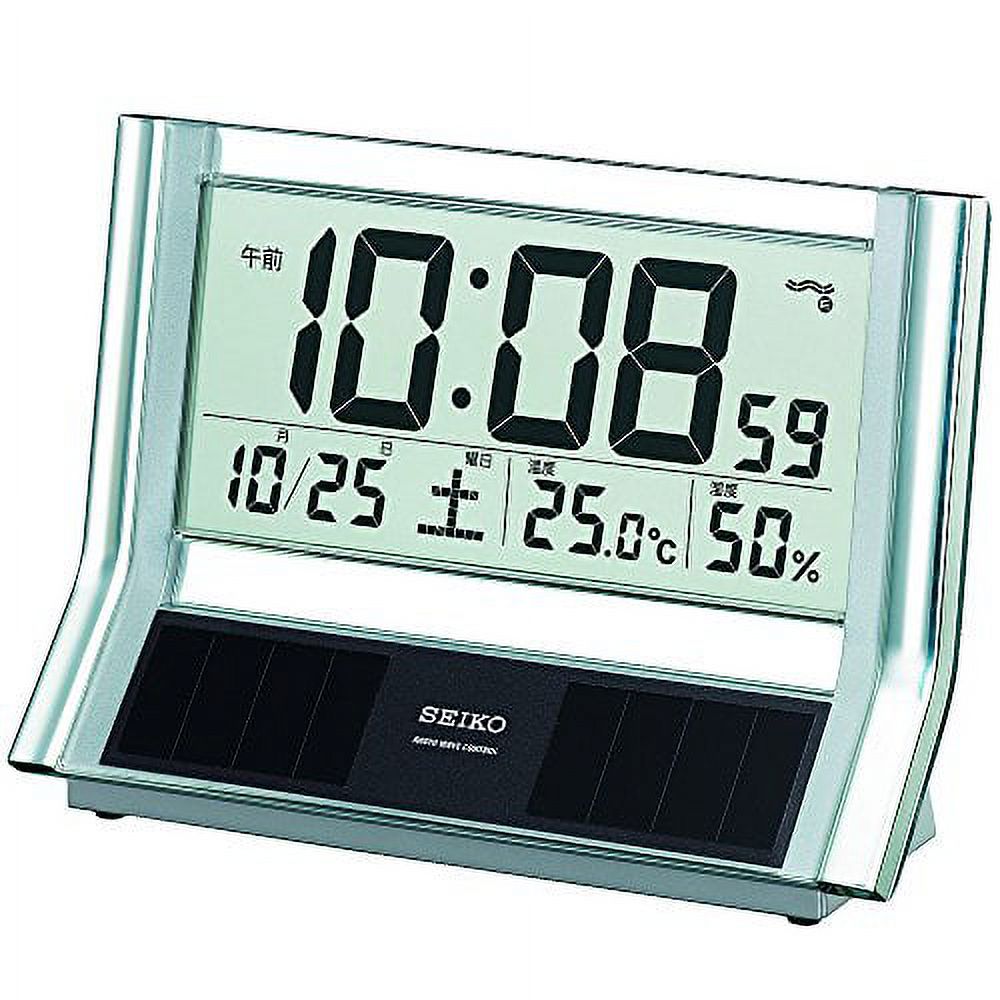 seiko digital table clock