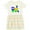 Natural with Stripes, variant on Cute Colorful Train Girls Toddler Dress