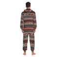 thumbnail image 4 of FORMRS Onesies Pajama for Adults Unisex Hoodie Winter Jumpsuit One Piece Sleepwear, Sizes S-2XL, Tribal Geometric, 4 of 7