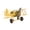 Yellow, variant on Wrought Iron Plane, Biplane Stable Structure Retro Airplane Model Delicate Vintage  For Home Decoration For Cafe Ornament Yellow,Red,Blue