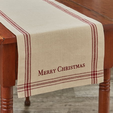 

Park Designs Christmas Greeting Table Runner - 54 L - Beige