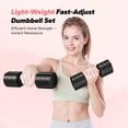 thumbnail image 7 of MERACH Adjustable Dumbbell Set, 4 in 1 Free Hand Weights for Women, Home Gym, 8.8 lbs, Set of 2, 7 of 7