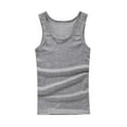 thumbnail image 5 of qolati Men's Gym Tank Tops 3 Pack Breathable Crew Neck Workout Muscle Tee Training Bodybuilding Fitness Sleeveless T Shirts, 5 of 6