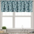 thumbnail image 3 of Ambesonne Leaves Valance & Curtain, Spring Nature Branches, 55"x36", Pale Mauve Dark Teal, 3 of 6