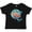 AB-Black, variant on Key West, Florida Swimming Sea Turtle with Bubbles Boys or Girls Baby T-Shirt