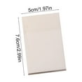 thumbnail image 3 of Transparent Sticky Notes Self-Adhesive Note Pad Office home Study Annotation Bookmark Removable Marker Tear-off Pad Page Flags Index Tabs, 3 of 5