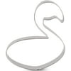 Flamingo Float Cookie Cutter - 3.8 x 3.9 inches - Stainless Steel