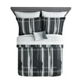thumbnail image 6 of Mainstays Black Plaid 6 Piece Bed in a Bag Comforter Set With Sheets, Twin/Twin XL, 6 of 6