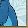 thumbnail image 3 of Disney Stitch Blue Aqua Multicolored Printed Polyester Easy-Care Youth Indoor Area Rug, 32x46, 3 of 5