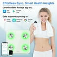 thumbnail image 2 of Pnnied Body Fat Scale,Digital Bathroom Scale for Weight, Scale with BMI, Body Fat, Muscle Mass, Body Composition Analysis, Highly Accurate Bluetooth Scale with APP(White), 2 of 7