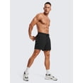 thumbnail image 3 of Shorts CRZ YOGA para Hombre 2 en 1 Secado Rápido 5" con Forro Negro Talle S, 3 of 6