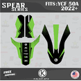 thumbnail image 4 of Kalair GFX Graphics Kit for Ycf 50A (2022-2023) Spear Series, 4 of 5