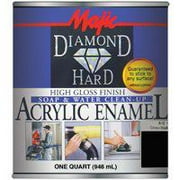 Majic Paints 8-1501-2 1 Quart Gloss Black Diamondhard Acrylic Enamel