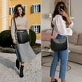 thumbnail image 4 of SENDEFN Small Shoulder Handbags for Women Waterproof Purse Soft Leather Crossbody Bags with Removable Shoulder Straps, 4 of 6