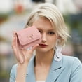 thumbnail image 1 of Women's Lychee Pattern Soft Leather Bowknot Coin Purse, Card Holder Mini Handbag for Everyday Carry, 1 of 6