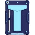 thumbnail image 4 of EpicGadget Case for iPad 10.2 (9th/8th/7th Gen) Protective Rugged Hybrid Case with Kickstand Pencil Holder Cover for Apple 10.2 Inch iPad 9th/8th/7th Generation 2021/2020/2019 Release (Navy Blue/Blue), 4 of 5