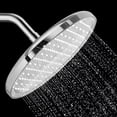 thumbnail image 2 of Kingston Brass KX140P1 Slenderain 10" Round Rainfall Shower Head, Polished Chrome, 2 of 7