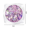 thumbnail image 6 of UDIYO 1 Bottle 1g Nail Sequins Sparkling Vibrant Color Shiny Visual Effect Ultra-Thin Wide Application DIY Plastic Nail Art Sequins Decoration Manicure Charms for Nail Salon, 6 of 7