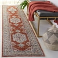 thumbnail image 2 of SAFAVIEH Sierra Priscilla Medallion Runner Rug, Ivory/Rust, 2'3" x 9', 2 of 8