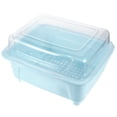 thumbnail image 1 of IDEANATEGRATE Caja Almacenadora Para Utensilios De Cocina Resistente Con Transparente Azul, 1 of 6